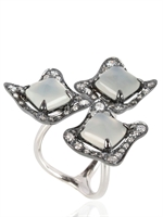 ANTONINI - ROMA RING - BLACKGOLD/WHITE