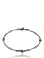 STEPHEN WEBSTER - FORGET ME KNOT ARMREIF - BLAU