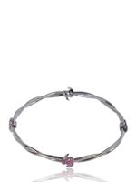 STEPHEN WEBSTER - FORGET ME KNOT ARMREIF - PINK