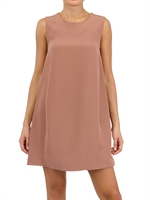 GIANLUCA CAPANNOLO - MAROCAIN CREPE DRESS - NUDE