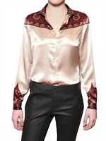 ETRO - PRINTED SILK SATIN SHIRT - MULTI
