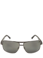 BRIONI - KLASSISCHE RECHTECKIGE SONNENBRILLE - GEWEHRMETAL