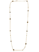 LARA BOHINC - EYE SAUTOIR NECKLACE - GOLD/BLACK