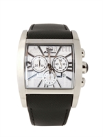 JOHN GALLIANO - RONDA REDEFINED COLLECTION WATCH - SILVER/BLACK