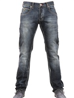 ARMANI JEANS - 19,5CM LOW WAIST STRETCH DENIM JEANS - BLUE