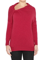 PARRONCHI - WOOL CASHMERE KNIT SWEATER - ORCHID PINK