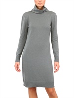 PARRONCHI - CASHMERE KNIT DRESS - SAGE GREEN