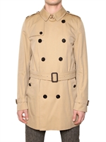 BURBERRY LONDON - TRENCH IN GABARDINA DI COTONE IMPERMEABILE - BEIGE