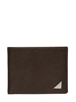 DOLCE & GABBANA - TEXTURED LEDER MÜNZ BRIEFTASCHE - SCHWARZ