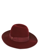 BORSALINO - CAPPELLO IN FELTRO DI LAPIN - BORDEAUX
