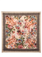 DOLCE & GABBANA - FOULARD IN RASO DI SETA STAMPATA - MULTICOLORE