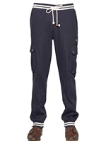 BAND OF OUTSIDERS - BRUSHED TWILL TROUSERS - NAVY