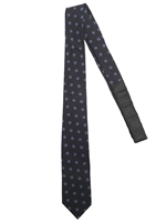 BURBERRY PRORSUM - COTTON TWILL STRETCH TIE - NAVY