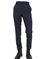 THOM BROWNE - COOL WOOL TROUSERS - NAVY