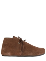 PETER NON - SCARPE STRINGATE IN CAMOSCIO - MARRONE