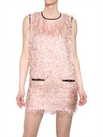 MSGM - TECHNO COTTON FIL COUPÉ DRESS - PINK