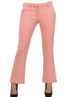 MSGM - PANTALONI STRETCH IN TECNO ALPACA - ROSA