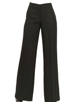 MSGM - PANTALONI IN CREPE DI VISCOSA - NERO