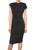 ROKSANDA ILINCIC - DRAPED WOOL JERSEY DRESS - GREY