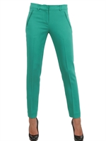 N°21 - VISCOSE CADY TROUSERS - GREEN