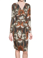 ETRO - PRINTED VISCOSE JERSEY DRESS - MULTI