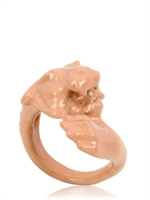 MARMÈN - ENAMELED TIGER RING - NUDE