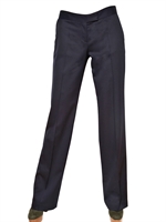 STELLA MCCARTNEY - WIDE DRILL WOOL TROUSERS - MIDNIGHT