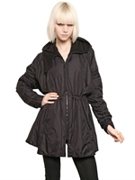 CHRISTOPHER RAEBURN - WASSERFESTER NYLON PARKA - SCHWARZ