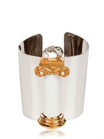 DELFINA DELETTREZ - EMPLOI DU TEMPLE ARMBAND - GOLD/SILBER