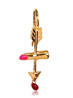 DELFINA DELETTREZ - AOUCH EARRING - GOLD