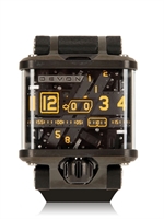 DEVON - TREAD 1 WATCH - BLACK/ORANGE