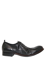 ROCCO P. - SCARPA DERBY GOODYEAR FLEX IN PELLE DI CANGURO - NERO