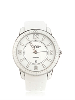 TENDENCE - SLIM SPORT WATCH - WHITE/SILVER