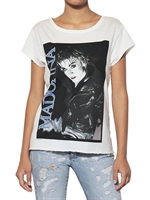 DOLCE & GABBANA - MADONNA PRINT COTTON JERSEY T-SHIRT - WHITE