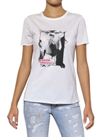 DOLCE & GABBANA - FREDDY MERCURY COTTON JERSEY T-SHIRT - WHITE
