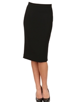 DOLCE & GABBANA - VISCOSE STRETCH CADY SKIRT - BLACK