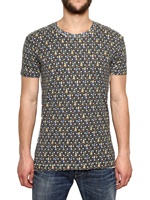 DOLCE & GABBANA - T-SHIRT AUS BAUMWOLLJERSEY MIT GOLFDRUCK - DUNKELGRAU