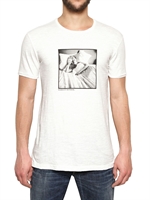 DOLCE & GABBANA - MARYLIN PRINT BAUMWOLL-JERSEY FLAX T-SHIRT - WEIß