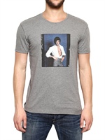 DOLCE & GABBANA - SYLVESTER STALLONE BAUMWOLL-JERSEY T-SHIRT - MEDIUM BEIGE