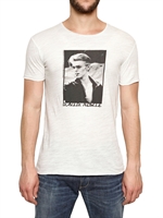 DOLCE & GABBANA - DAVID BOWIE BAUMWOLL-JERSEY T-SHIRT - WEIß