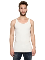 DOLCE & GABBANA - TANK TOP IN JERSEY DI COTONE STRETCH - BIANCO