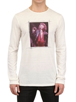 DOLCE & GABBANA - MICK JAGGER RAYON BAUMWOLL-JERSEY T-SHIRT - OFF WEISS
