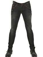 DOLCE & GABBANA - JEANS IN DENIM STRETCH GOLD FIT 17CM - NERO STINTO
