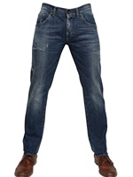DOLCE & GABBANA - JEANS IN DENIM STRETCH GOLD FIT 17CM - BLU