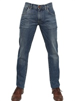 DOLCE & GABBANA - JEANS IN DENIM STRETCH GOLD FIT 17CM - CELESTE