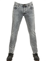 DOLCE & GABBANA - JEANS IN DENIM LAVATO GOLD FIT 18CM - GRIGIO