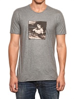 DOLCE & GABBANA - MADONNA PRINT JERSEY T-SHIRT - GRAU