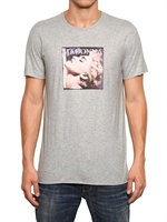 DOLCE & GABBANA - MADONNA PRINT RAW CUT JERSEY T-SHIRT - GRAU