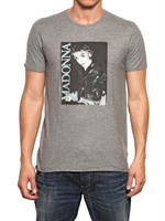 DOLCE & GABBANA - MADONNA PRINT JERSEY T-SHIRT - GRAU