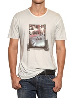 DOLCE & GABBANA - JAMES DEAN RAW CUT LEICHTES JERSEY T-SHIRT - HELLBLAU